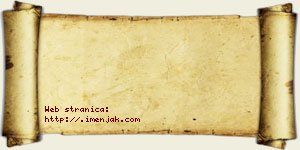 Vasilj Trnjaković vizit kartica